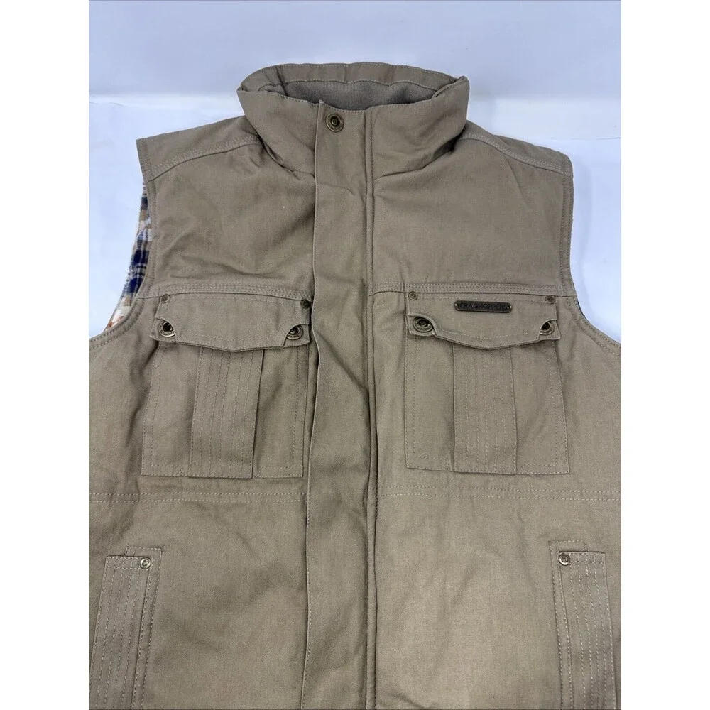 Craghoppers Utility Vest Gilet Mens Brown Lined S Walking Hiking Fishing Heavy